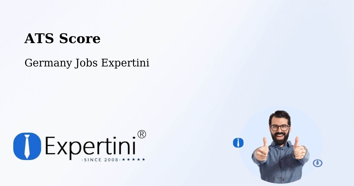 Resume ATS Score & Job Description Match Tool – Badenweiler - Germany Jobs Expertini
