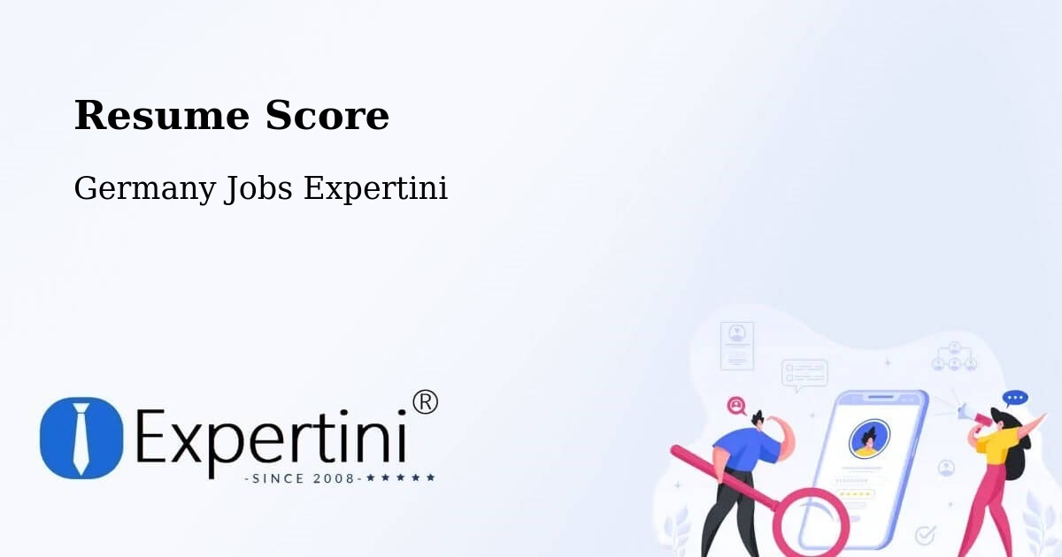 Resume Score & Job Description Match Tool – Badenweiler - Germany Jobs Expertini